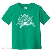 Turtley Awesome Cute Funny Turtle Meme Toddler T-Shirt thumb 0