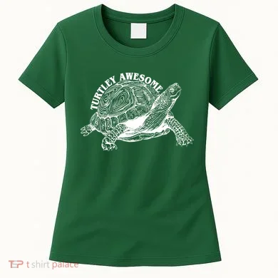 Turtley Awesome Cute Funny Turtle Meme Women's T-Shirt