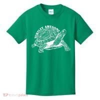 Turtley Awesome Cute Funny Turtle Meme Kids T-Shirt thumb 0