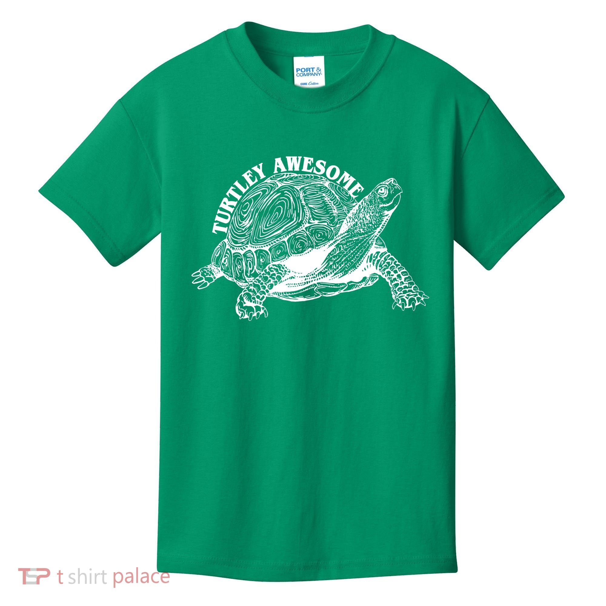 Turtley Awesome Cute Funny Turtle Meme Kids T-Shirt