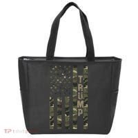 Trump United States Distressed Camo Us Flag Tote Bag thumb 0