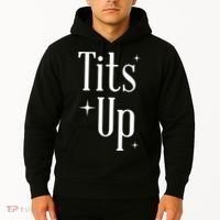Tits Up Support Feminism Funny Gift Hoodie thumb 2