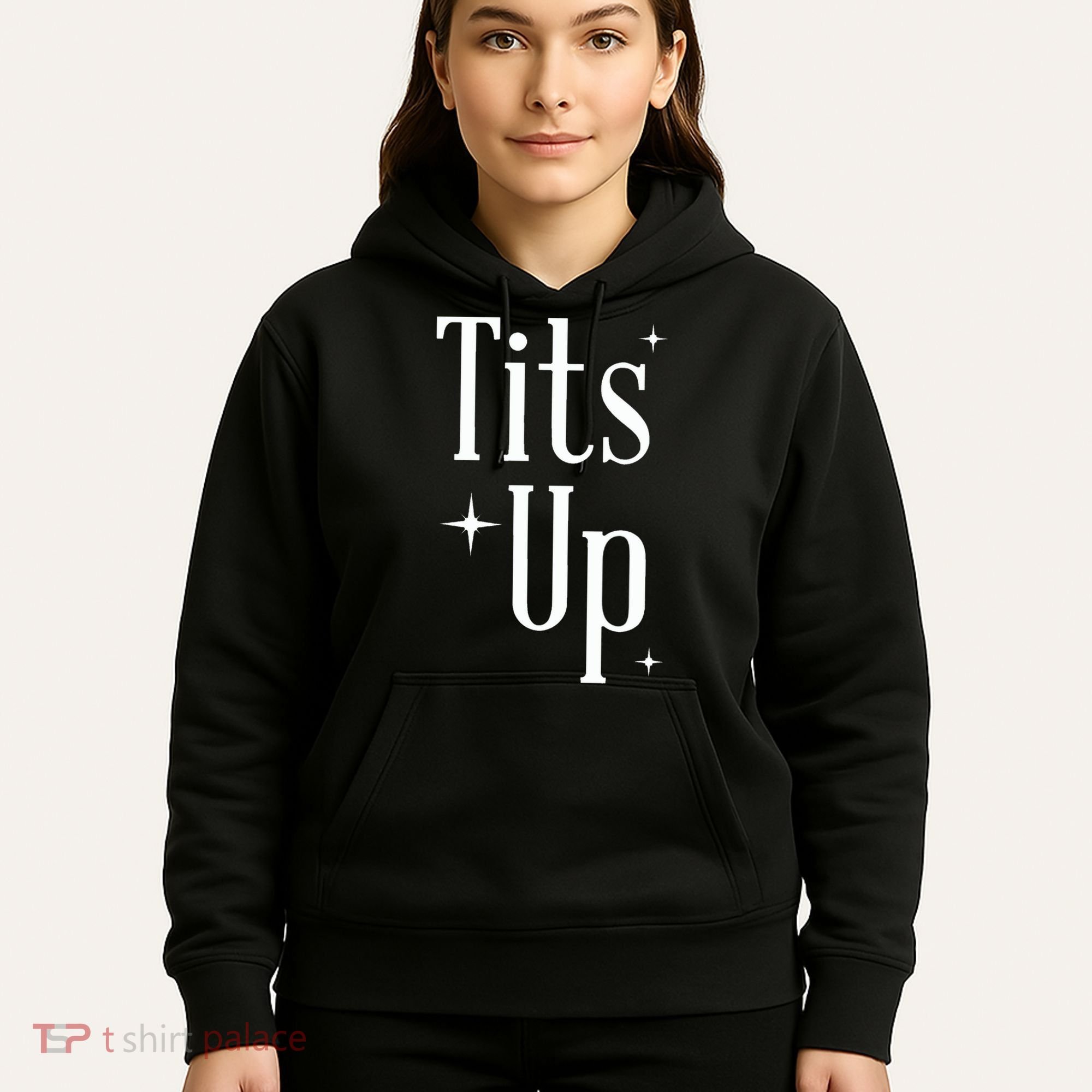 Tits Up Support Feminism Funny Gift Hoodie