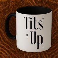Tits Up Support Feminism Funny Gift Coffee Mug thumb 2