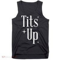 Tits Up Support Feminism Funny Gift Tank Top thumb 0