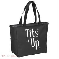 Tits Up Support Feminism Funny Gift Tote Bag thumb 2