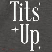 Tits Up Support Feminism Funny Gift Vector Backpack thumb 2