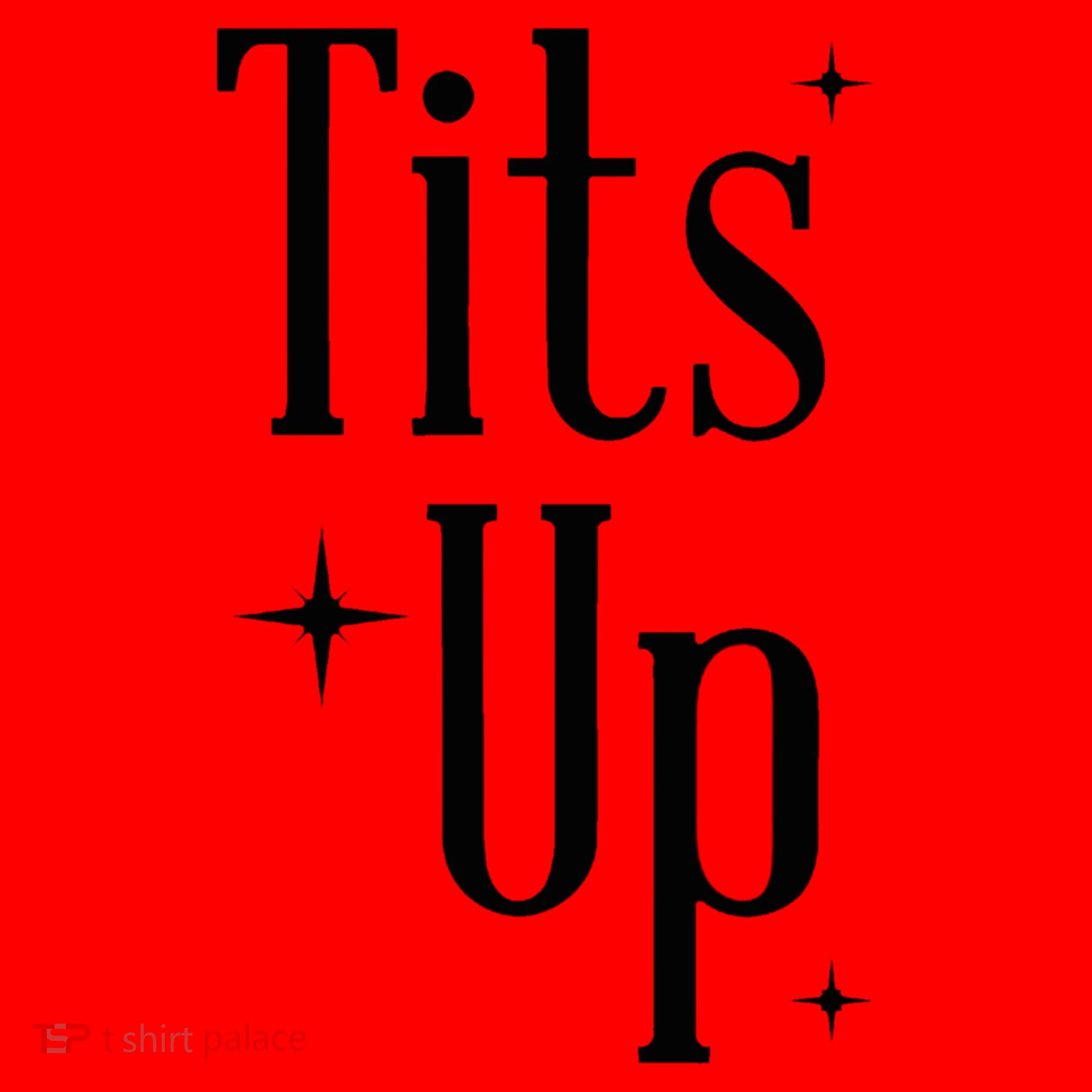 Tits Up Support Feminism Funny Gift Santa Hat