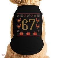 Thanksgiving Ugly Sweater 67 Meme Funny 6-7 Doggie Tank thumb 0