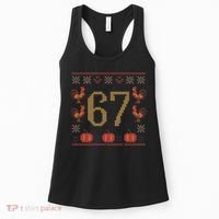 Thanksgiving Ugly Sweater 67 Meme Funny 6-7 Women's Tank Top thumb 0