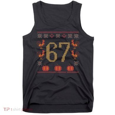 Thanksgiving Ugly Sweater 67 Meme Funny 6-7 Tank Top