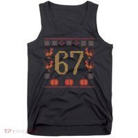 Thanksgiving Ugly Sweater 67 Meme Funny 6-7 Tank Top thumb 0