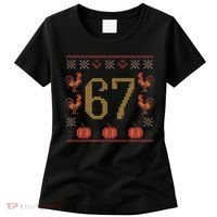 Thanksgiving Ugly Sweater 67 Meme Funny 6-7 Women's T-Shirt thumb 0