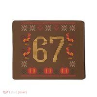 Thanksgiving Ugly Sweater 67 Meme Funny 6-7 Mousepad thumb 0