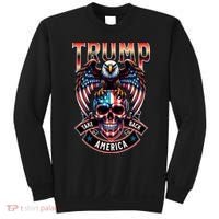 Trump Usa Skull Eagle Front And Back Logo Sweatshirt thumb 0