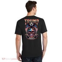 Trump Usa Skull Eagle Front And Back Logo T-Shirt thumb 1