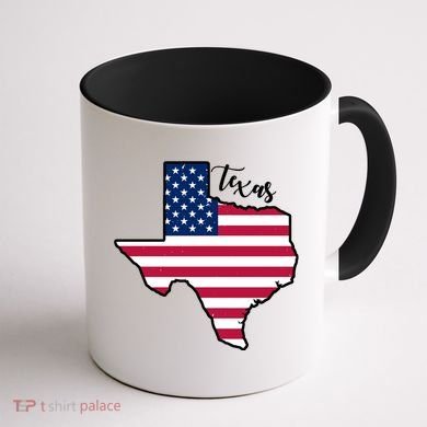 Texas United States Map Coffee Mug back