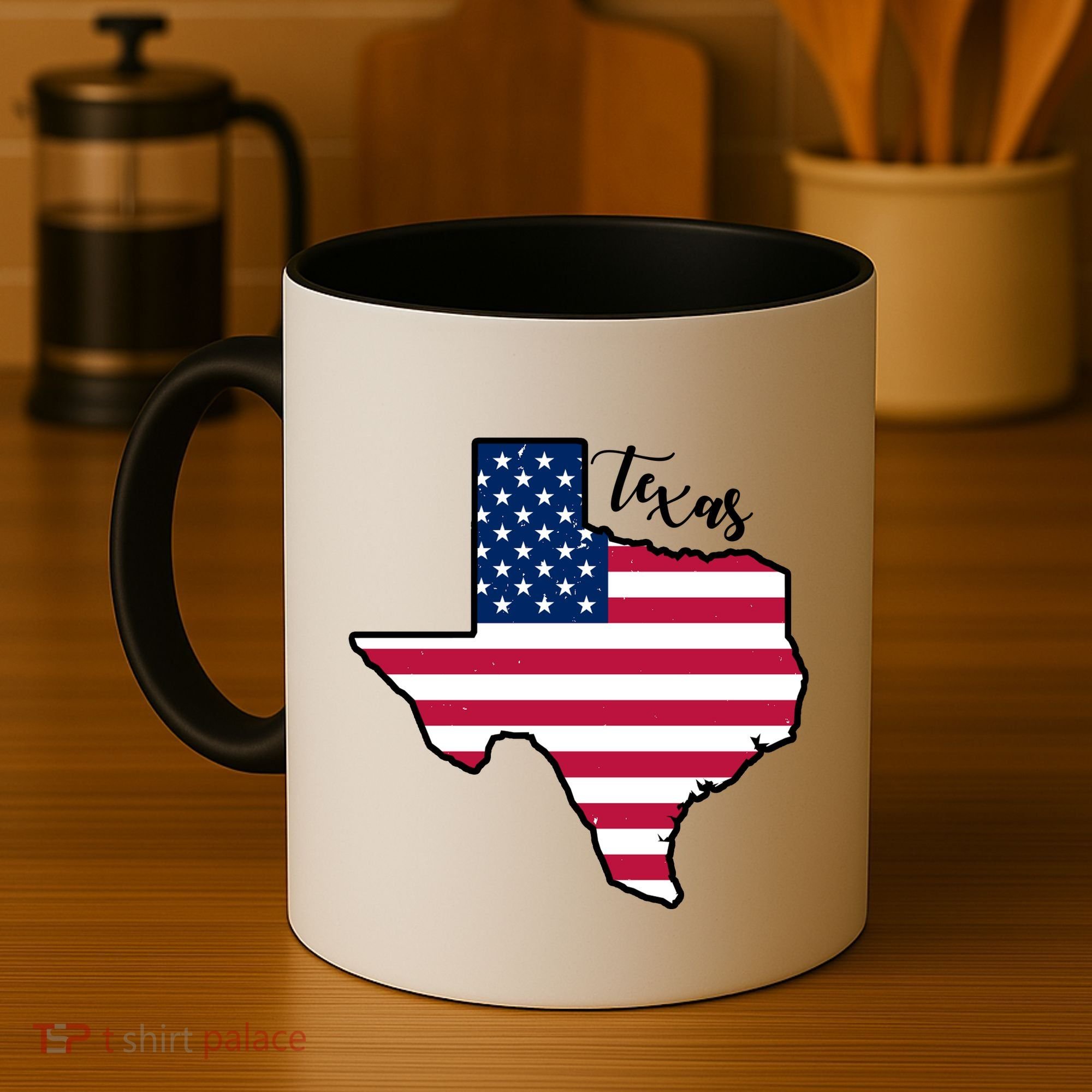 Texas United States Map Coffee Mug