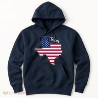 Texas United States Map Hoodie thumb 0