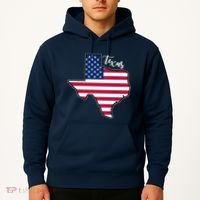 Texas United States Map Hoodie thumb 2
