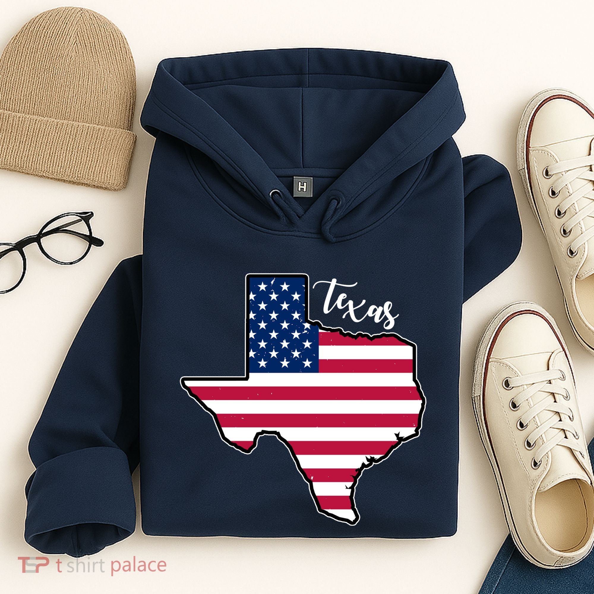 Texas United States Map Hoodie