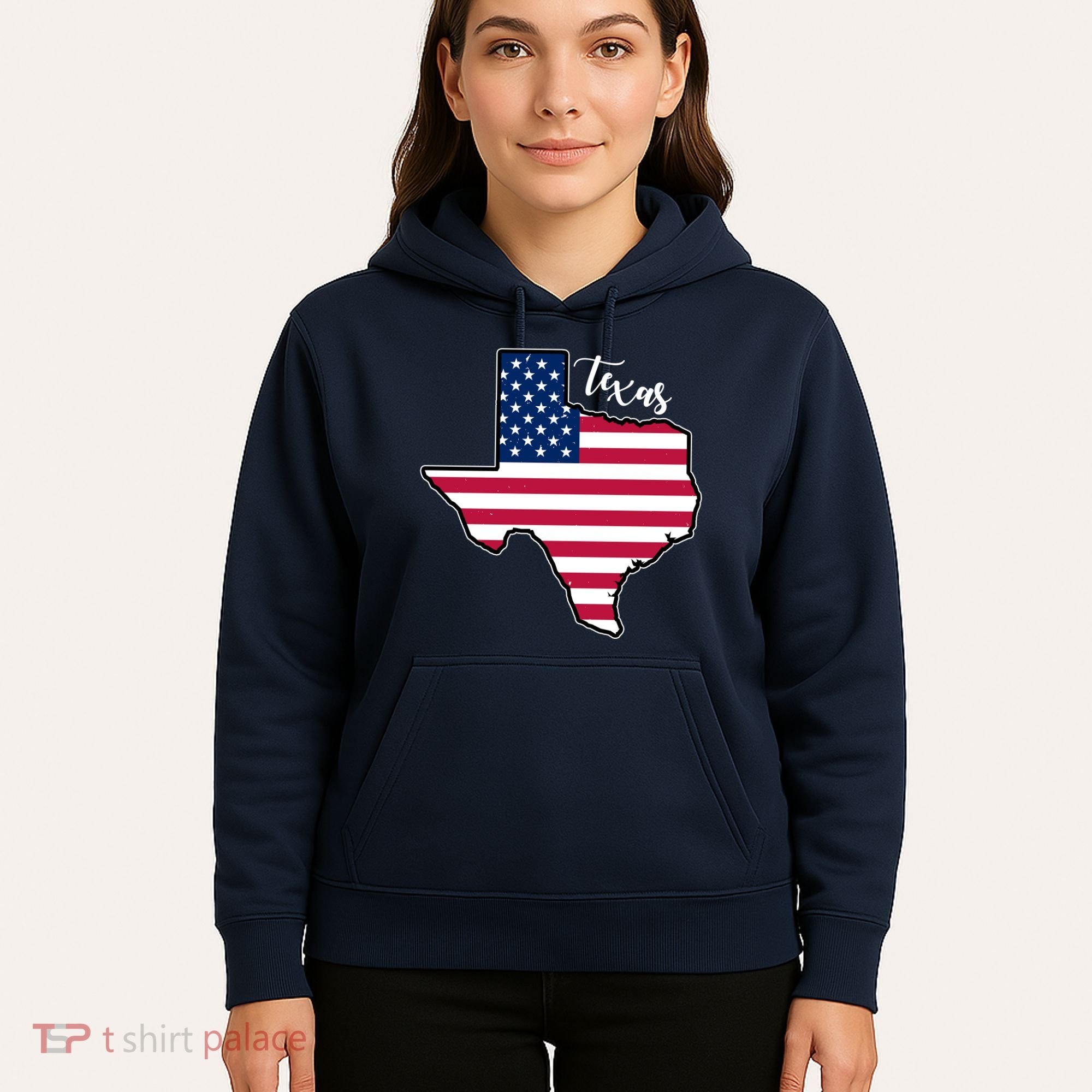 Texas United States Map Hoodie