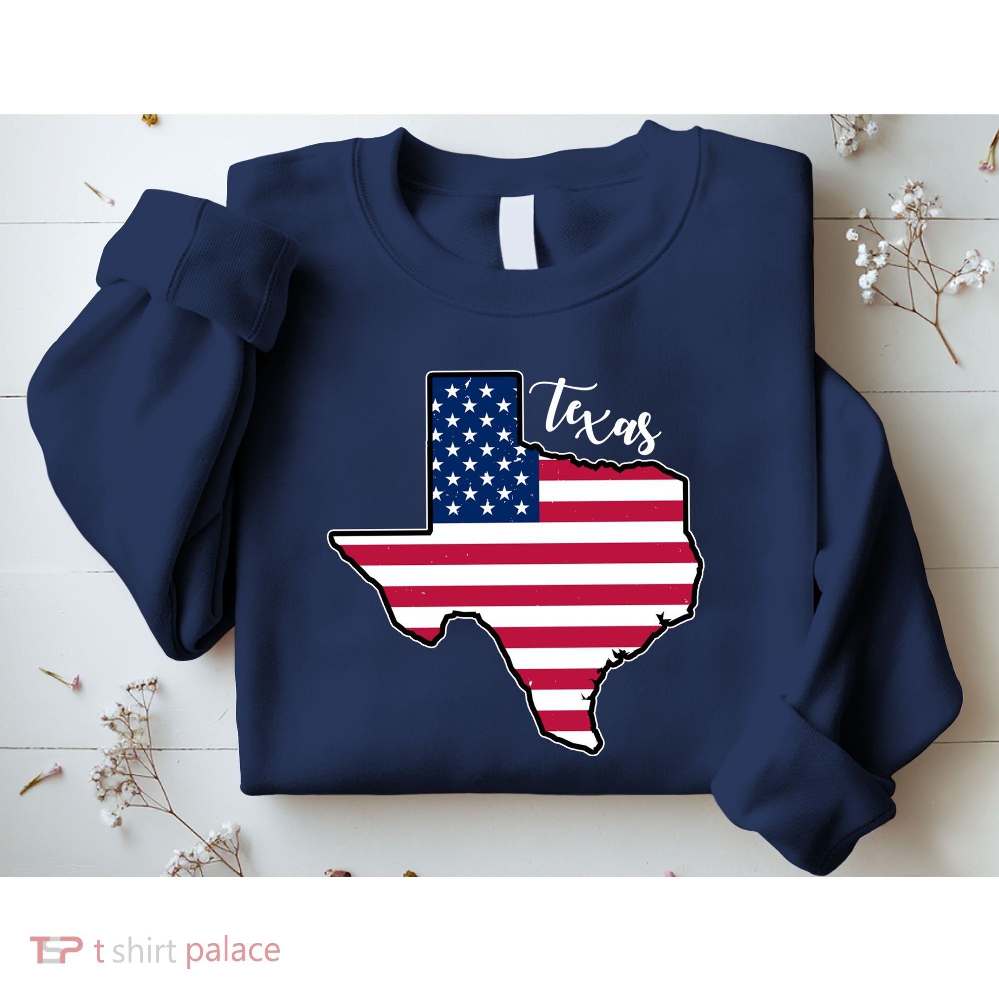 Texas United States Map Sweatshirt