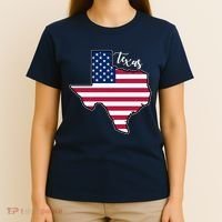 Texas United States Map T-Shirt thumb 4