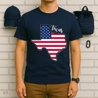 Texas United States Map T-Shirt thumb 6