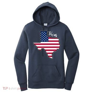Texas United States Map Women's Hoodie
