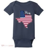 Texas United States Map Baby Bodysuit thumb 0