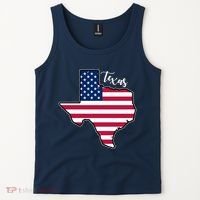 Texas United States Map Tank Top thumb 2