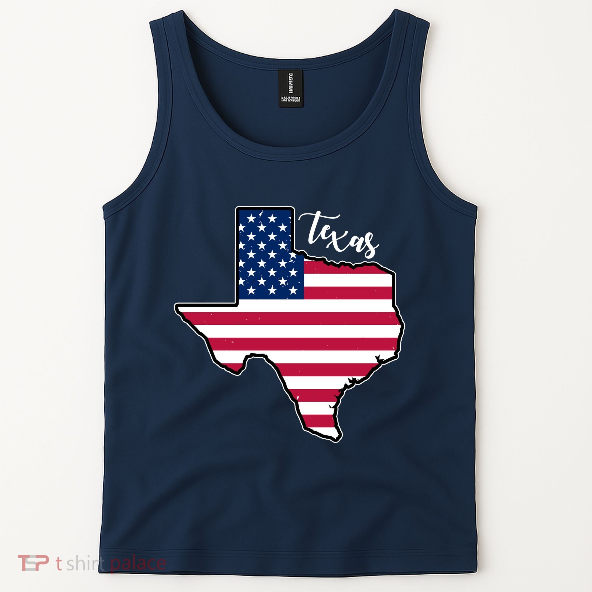 Texas United States Map Tank Top
