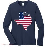 Texas United States Map Women's Long Sleeve Shirt thumb 0