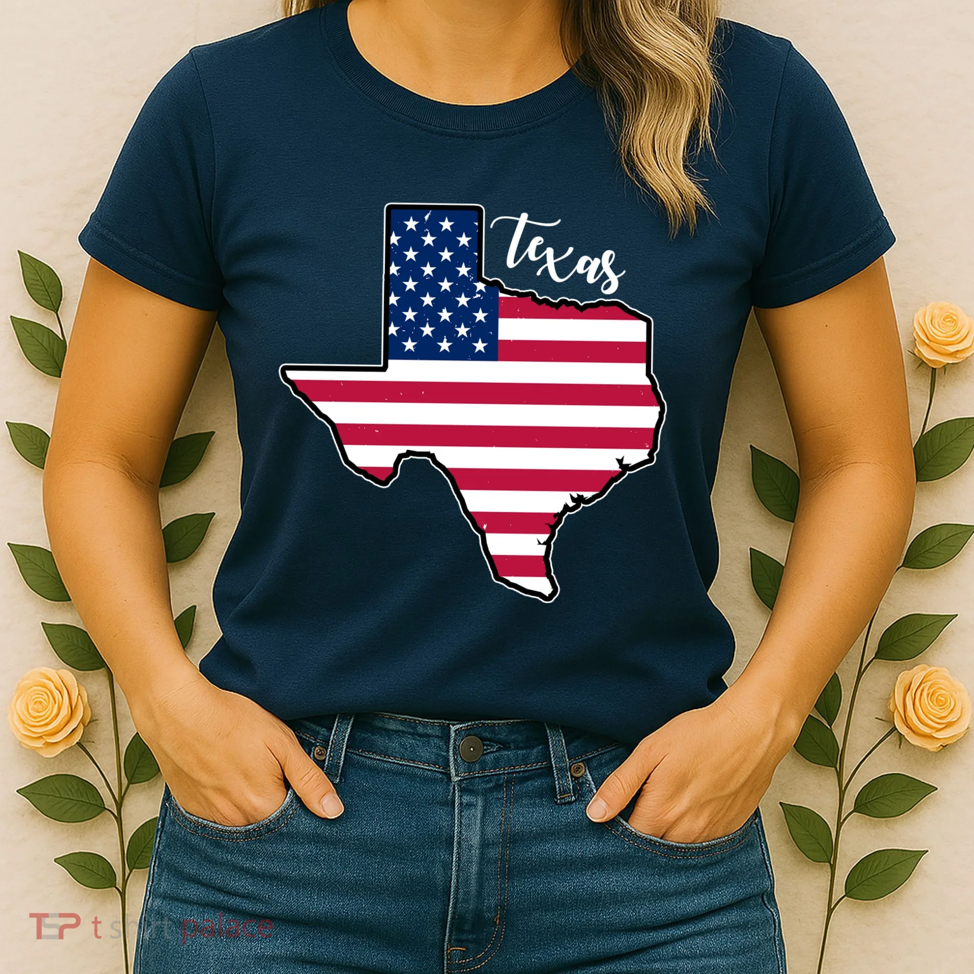 Texas United States Map Women's T-Shirt