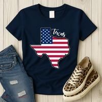 Texas United States Map Women's T-Shirt thumb 3