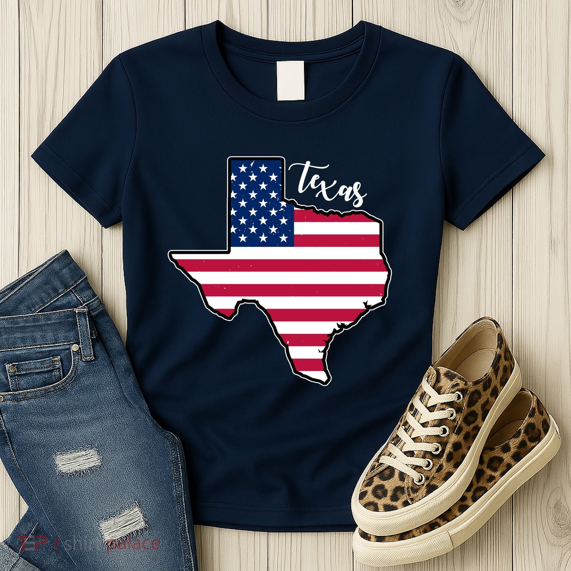 Texas United States Map Women's T-Shirt