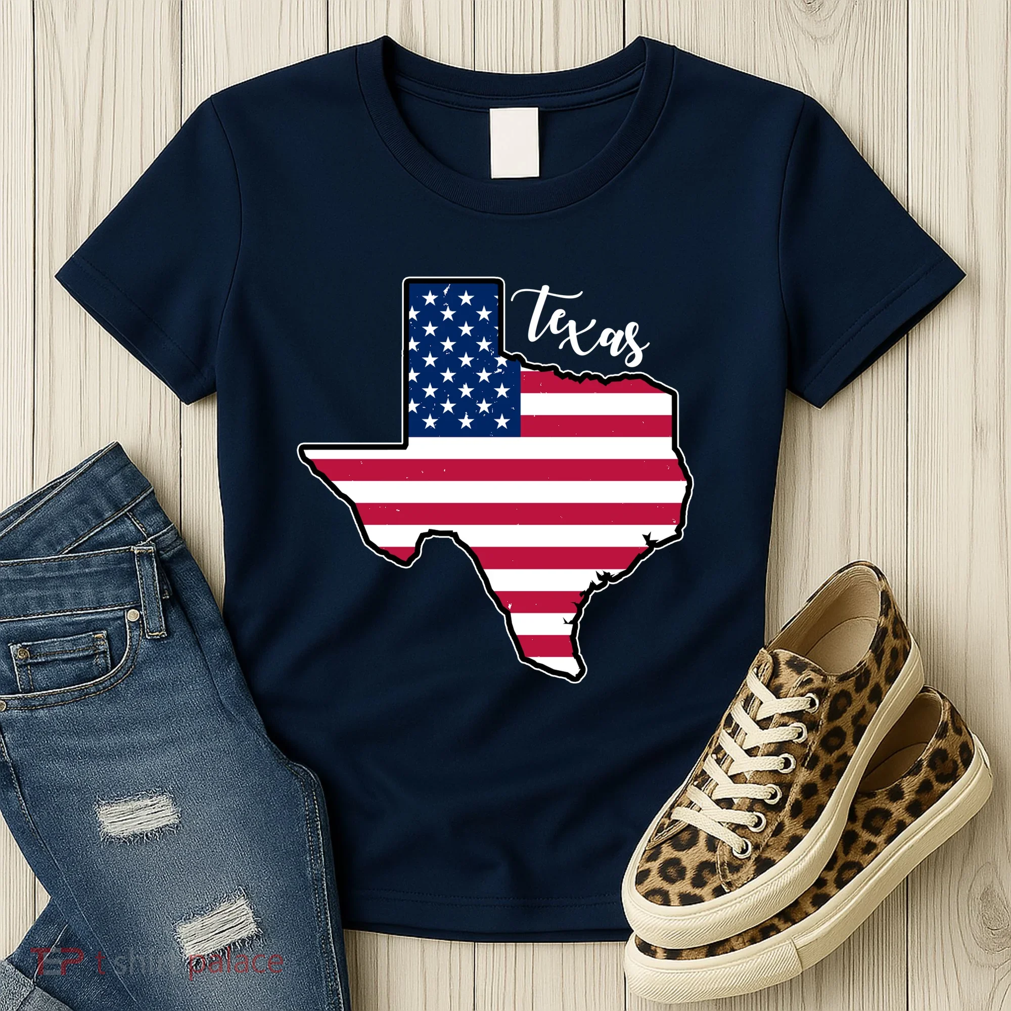 Texas United States Map Women's T-Shirt
