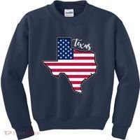 Texas United States Map Kids Sweatshirt thumb 0