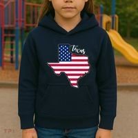 Texas United States Map Kids Hoodie thumb 3