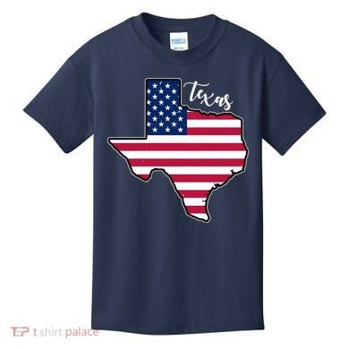 Texas United States Map Kids T-Shirt