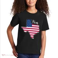 Texas United States Map Kids T-Shirt thumb 2