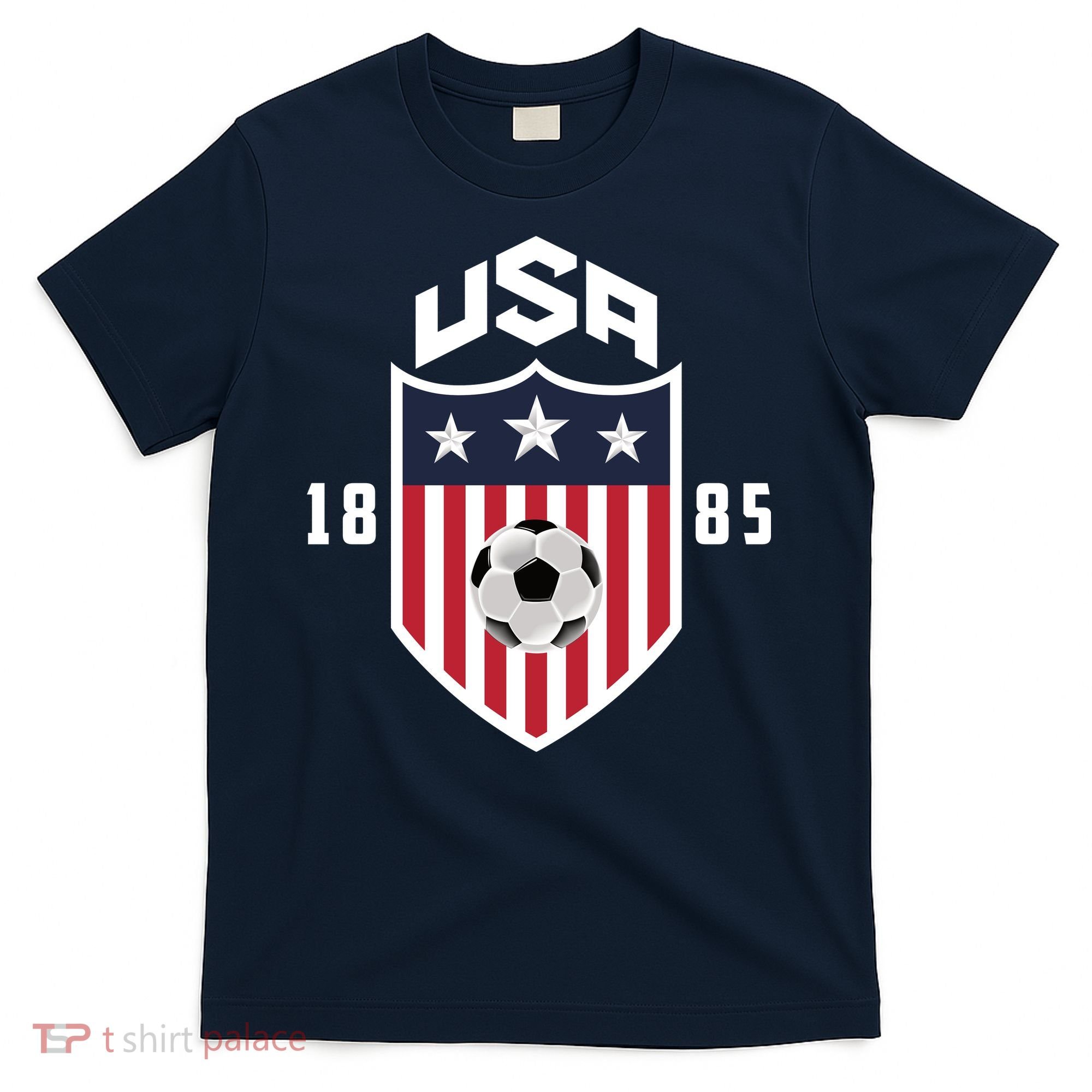 USA Soccer Team 1885 American US Soccer Team Fan T-Shirt