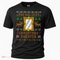 The Ugliest Ugly Christmas Sweater With Mirror Funny Xmas Cooling Performance Crew T-Shirt thumb 0
