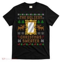 The Ugliest Ugly Christmas Sweater With Mirror Funny Xmas T-Shirt thumb 0