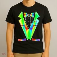 Tux Tuxedo With Pockets Rose Tie Dye T-Shirt thumb 3