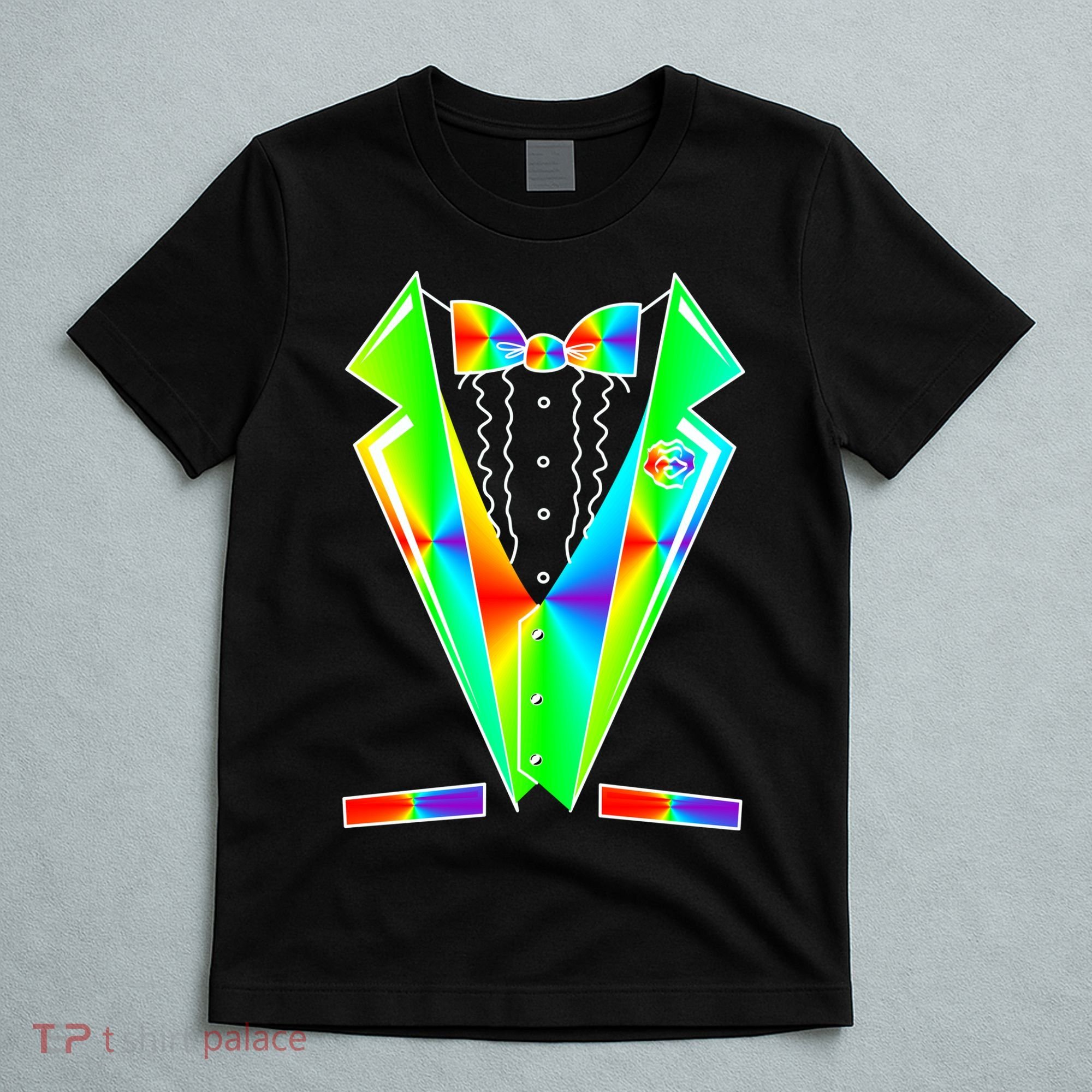 Tux Tuxedo With Pockets Rose Tie Dye T-Shirt