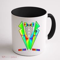 Tux Tuxedo With Pockets Rose Tie Dye Coffee Mug thumb 1