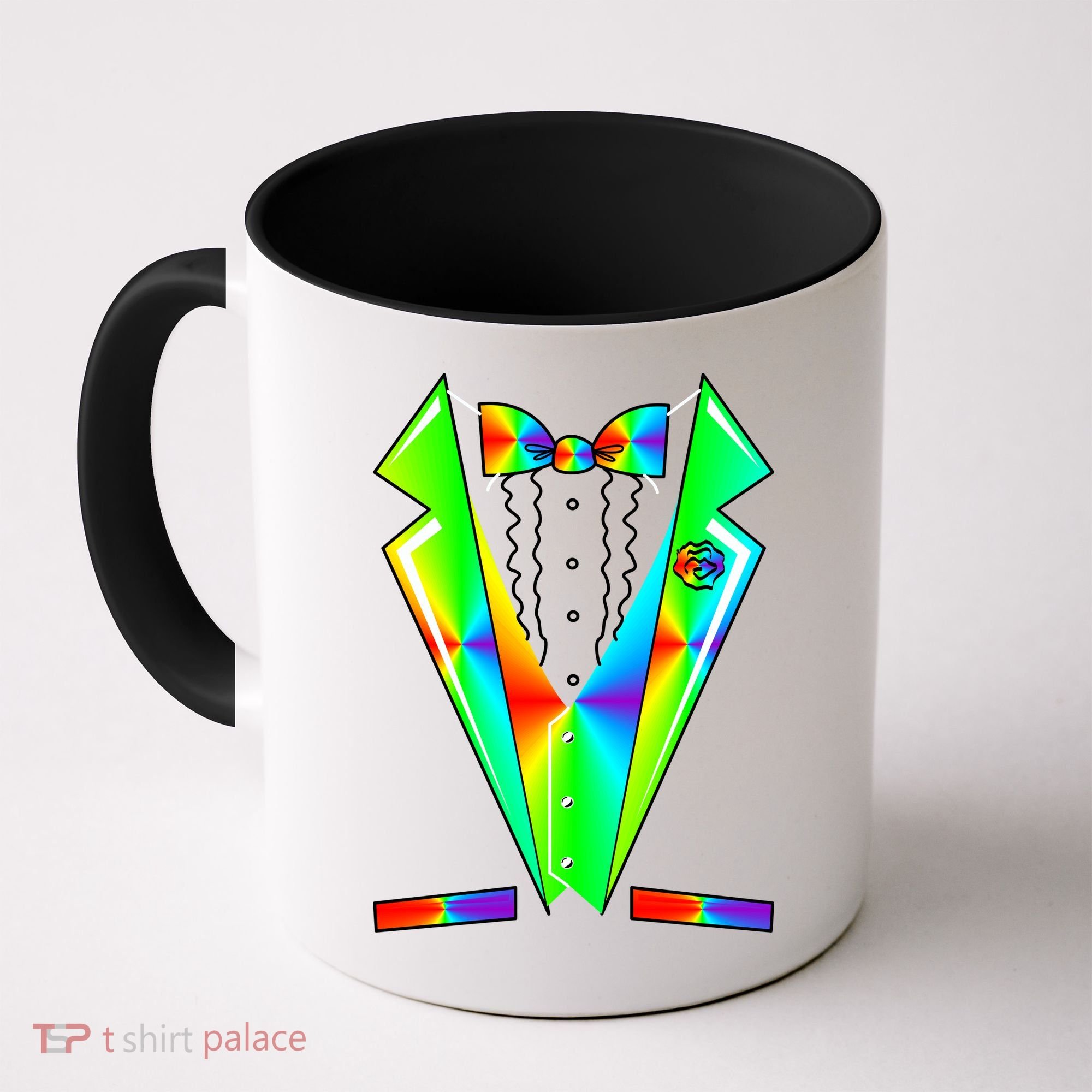 Tux Tuxedo With Pockets Rose Tie Dye Coffee Mug