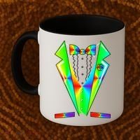 Tux Tuxedo With Pockets Rose Tie Dye Coffee Mug thumb 2